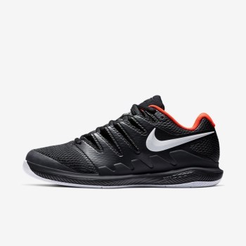 Nike Court Air Zoom Vapor X - Férfi Teniszcipő - Fekete/Világos Piros/Fehér